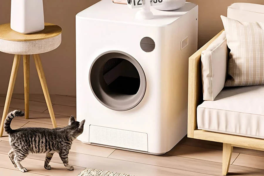 automatic cat litter pan