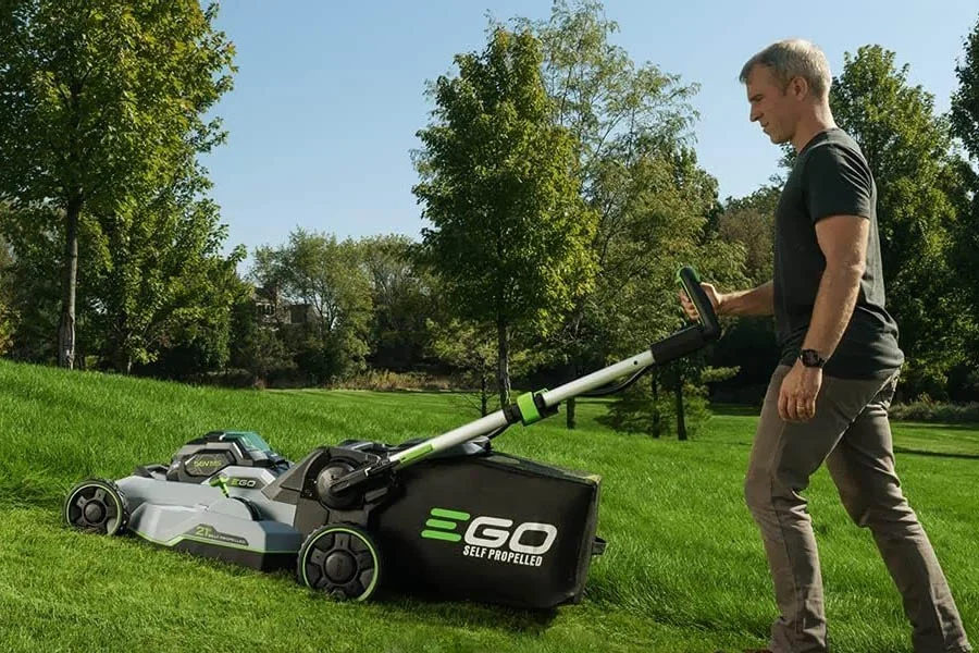 shop electric lawn mowers