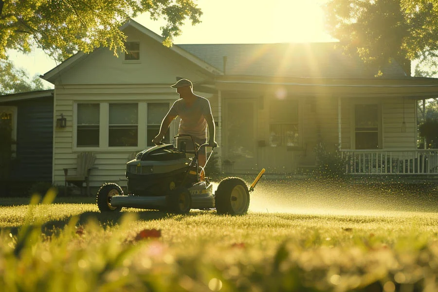 small lawnmower