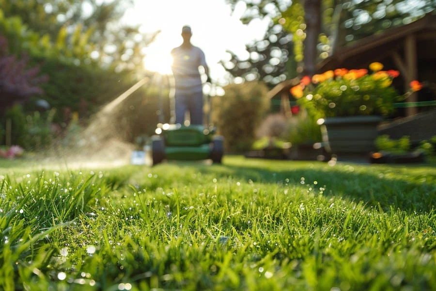 cordless self propelled electric lawn mowers