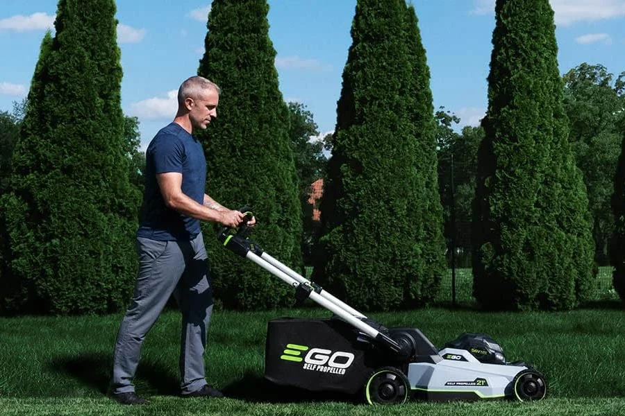 small lawn mower cordless