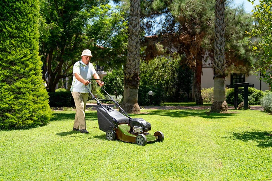 battery operated mower